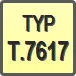 Piktogram - Typ: T.7617